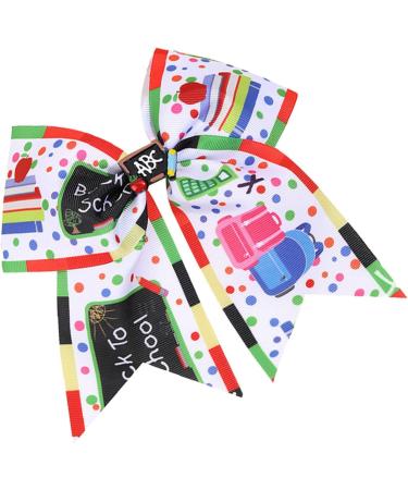Toseky Bow Hair Clips for Girls - Cartoon Back to School Hair Barrettes Chic Hair Accessories Portable Barrettes for Students - Buy Online on SooperMarket.com