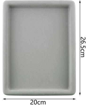 Tegg Bead Design Board 26.5x20x2cm - Gray Flocked Jewelry Organizer Tray for DIY Necklace Bracelet Making - Craft Design Board for Jewelry Makers - Buy Online on SooperMarket.com
