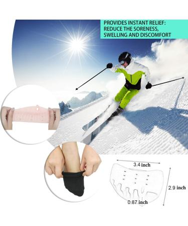 4-Pack Medium-Footed Toe Spreader with Gel Cushion | Breathable Forefoot Pain Relief for Diabetic Feet - Skin Color - Buy Online on SooperMarket.com