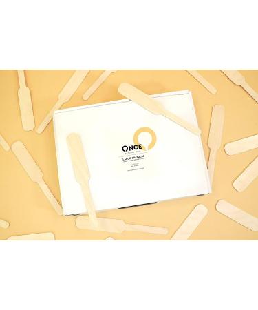 Large Wax Applicator Spatulas - Box of 200 pcs - Once Natural Wax - Buy Online on SooperMarket.com