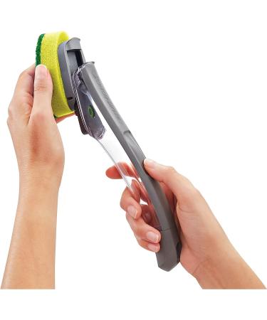 Scotch-Brite Heavy Duty Dishwand Kit with Soap Control Button - 1 Wand + 6 Refill Pads - Buy Online on SooperMarket.com