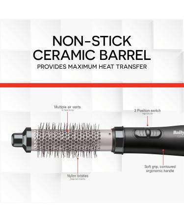 BaBylissPRO Ceramix Xtreme Ceramic Hot Air Styler Blow out Brush for Volume and Waves 1-1/4" (32mm) - Buy Online on SooperMarket.com