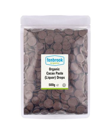 Organic Cacao Paste (Liquor) Drops 500g Certified Organic by Fenbrook Organic
