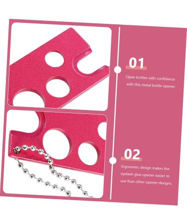 Gogogmee 1 Set Grafting Eyelash Tool Eyelash Glue Bottle Caps Bottle Openers Lash Glue Bottle Tips Lash Extension Glue Tips Eyelash Glue Bottle Plugs Eyelash Glue Replacement Caps 5.90X2.60X0.20CM - Buy Online on SooperMarket.com