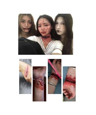 Stipple Sponge 2pcs - Realistic Scar & Wound Makeup for Halloween & Special Effects - Buy Online on SooperMarket.com
