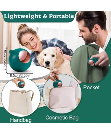 Foot Roll Reusable Lint Roller Ball - Washable Hair Remover for Pets & Lint (Green) | Eco-Friendly Pocket Size - Buy Online on SooperMarket.com