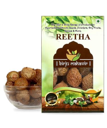 AOZA BIRJU MAHAVIR Sabut Reetha - Soap Nuts Natural 900 Gram (BMKB-208)