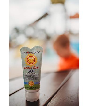 California Baby Summer Blend SPF 30+ Sunscreen Lotion for Babies, Kids & Adults - Fragrance Free, Water Resistant - 2.9oz - Buy Online on SooperMarket.com