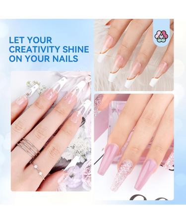 Saviland Acrylic Nail Brush Set - High Quality Synthetic Bristles with Blue Mermaid Princess Handle, 7 Sizes for Acrylic System Application - Size 4# to 16# - Blue 01 - Buy Online on SooperMarket.com
