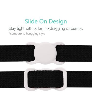 Silicone Protection Case for Apple Airtag - Dog Collar Pet Loop Holder - Slide-on Sleeve Compatible with Apple AirTags - Buy Online on SooperMarket.com