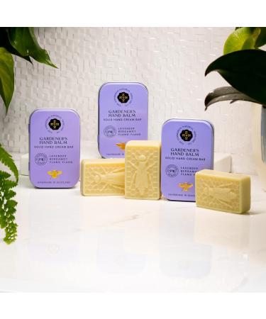 Moisturising Solid Hand Cream Bars | For Dry & Sensitive Hands | Gardeners & Luxury No.1 Scent | Natural Hand Cream | No Sticky Residue | Luxury Gift | Cruelty Free | Edinburgh Skincare Company - Buy Online on SooperMarket.com