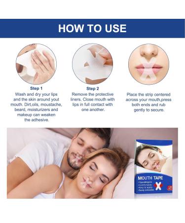 120pcs Anti Snoring Mouth Tape for Better Sleep and Reduced Snoring - Buy Online on SooperMarket.com