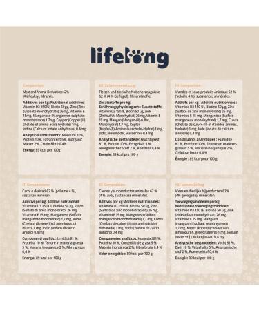 Amazon Brand - Lifelong Dog Food Pat with Poultry 300g Pack of 10 - Buy Online on SooperMarket.com