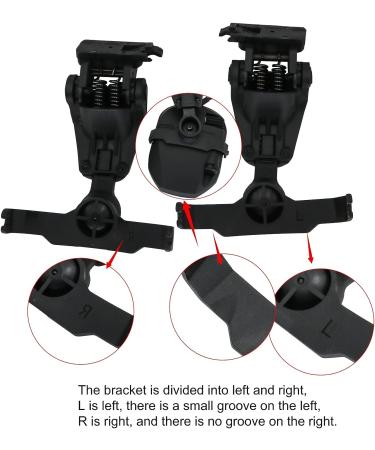 HEARFALCOM Tactical Helmet ARC Rail Adapter Accessories Compatible with Walker's Razor Earmuffs (Walkers Razor Walkers Razor Digital) BK - Buy Online on SooperMarket.com
