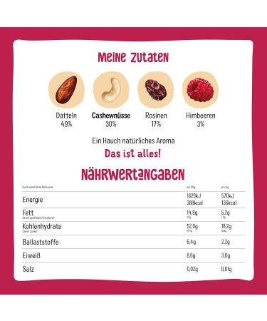 N kd Berry Delight Cold-Pressed Bars | 100% Natural Vegan & Gluten-Free Snacks | No Added Sugar | 18 x 35g | International Shipping Available - Buy Online on SooperMarket.com