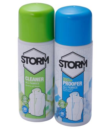 Storm Eco Proofer Twin Wash in Cleaner (1 x Wash) - White 75 ml x 2