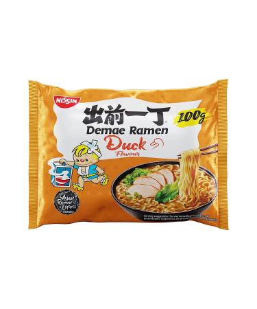 Nissin Demae Ramen Instant Ramen Noodles - Duck Flavour 100g (Pack of 30) by CNMART