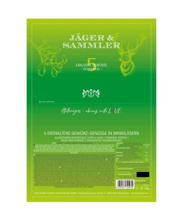 Hallinger's Hunter and Collector Spice Gift Set - Handmade International Spices | Perfect for Mother's Day & Father's Day Gifts | New Home Congratulations | 70g Pack - Buy Online on SooperMarket.com