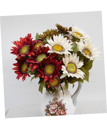 Cabilock Imitated Sunflower Bouquet 1pc Home Decor European Household Decoration European Style Sunflower Adornment Decorate - Buy Online on SooperMarket.com