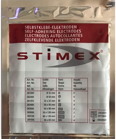 Stimex Electrode 50 x 50 mm Pack of 4 Electrodes