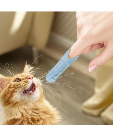 JISADER Pet Oral Care Finger Brush for Dogs and Cats - Gentle Tool Blue - Buy Online on SooperMarket.com