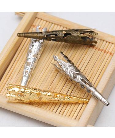 ARTIBETTER 100pcs Flower Bead Caps - Tibetan Style Metal Filigree Cones for DIY Jewelry Making (Golden) - Buy Online on SooperMarket.com