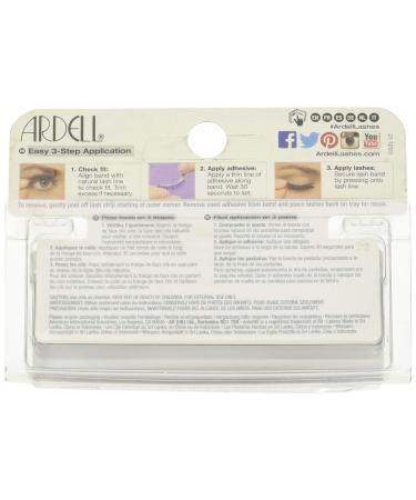 Ardell Fashion Lashes Pair 102 Demi Black - Pack of 4 | Long-Lasting Synthetic Lashes - Buy Online on SooperMarket.com