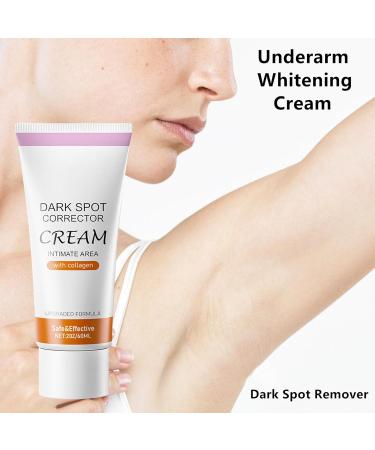Skin Whitening Cream | Armpit & Underarm Lightening | Dark Spot Corrector for Body | 2oz Intimate Area Bleaching Solution - Buy Online on SooperMarket.com