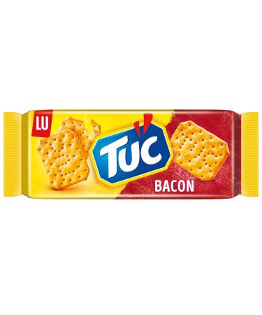 TUC Bacon 1 x 100g I Salted biscuits single pack I Bacon-flavoured snack crackers I Finely salted snack crackers 100 g (1 pack)