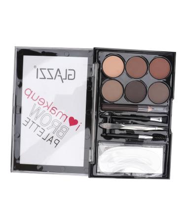 Angoily 1 Set Eyebrow Powder Set Makeup Eyebrow Powder Brow Makeup Lady Cosmetic Eyebrow Pencil Brush