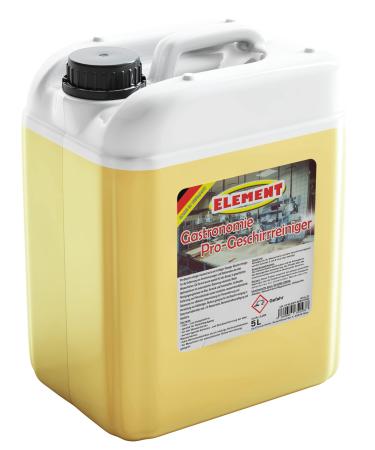 Element Dish Cleaner for Commercial Dishwashers Liquid 5 L | Machine Detergent Professional 6 kg | Dishwasher Cleaner without Chlorine for Commercial Dishwashers | Dishwasher Liquid Gastro |