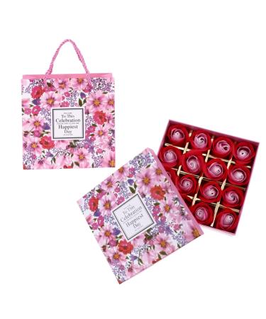 Didiseaon 2 Boxes Rose Soap Floral Scented Rose Body Shower Soap Bath Soap Scented Soaps Rose Body Soap Floral Soap Flowers