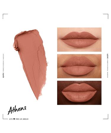 NYX Soft Matte Lip Cream in Athens - Matte Peach Beige Liquid Lipstick - Buy Online on SooperMarket.com
