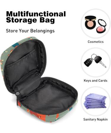 Multi-Colored Dance for Two Sanitary Napkin Storage Bag - Portable Menstrual Cup Pouch for Women & Teen Girls - Buy Online on SooperMarket.com