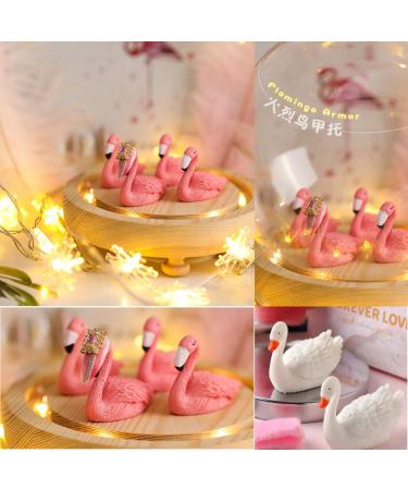 Shop Tangger 6PCs Nail Tips Holder Stand - Flamingo & White Swan for DIY Manicure & Salon Display - Buy Online on SooperMarket.com