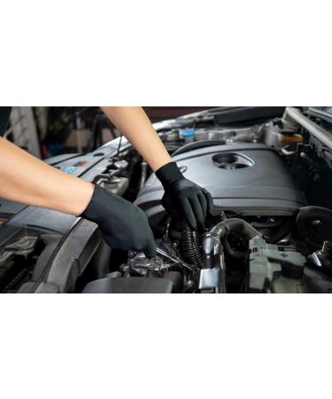 Microflex Black Dragon Zero BD-100N 5mil Disposable Nitrile Gloves w/ Textured Fingertips for Automotive Aftermarket Large Box (100) - Buy Online on SooperMarket.com