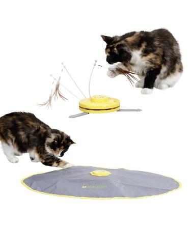 Kerbl 2-in-1 Catch The Tail Feather Cat Toy 70 x 53 x 5 cm