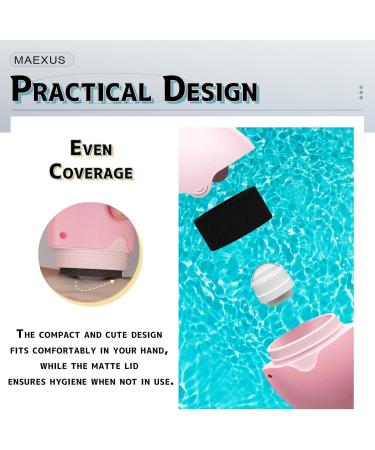 MAEXUS Sun Cream Applicator Child Sun Cream Roller Refillable Portable Sunscreen Applicator for Even Coverage Water Activities Pink - Buy Online on SooperMarket.com
