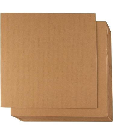 24 Pack Thick Corrugated Cardboard Sheets  Bulk Flat 12x12 Square Inserts for Packing  Mailing  DIY Crafts - Buy Online on SooperMarket.com