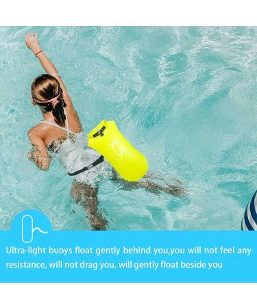 X.Store 2 Pack 20L Waterproof Swim Buoy with Storage - Bright Yellow | Swim Safety Float for Water Sports - Buy Online on SooperMarket.com