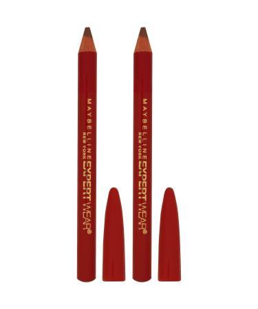 Maybelline Expert Wear Twin Brow & Eye Pencils Light Brown 104 2 ea (Pack of 4)