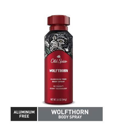 Old Spice Aluminum Free Body Spray for Men - Wolfthorn 5.1 Oz | Shop Internationally - Buy Online on SooperMarket.com