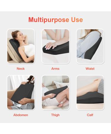 COMFIER Back Neck Massager for Back Neck Pain Relief Shiatsu Neck and Shoulder Massager with Heat 3D Kneading Massagers for Back and Neck Massage Pillow as Gifts for Dad Moms Men Women - Buy Online on SooperMarket.com