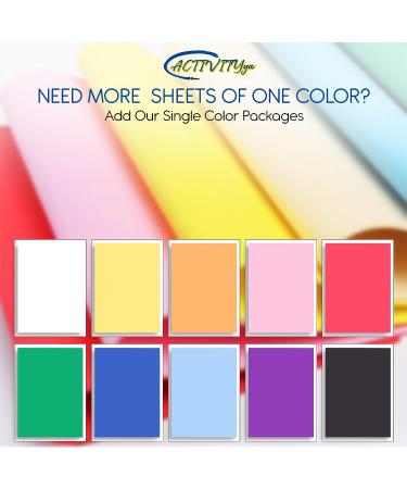 EVA Foam Sheets 9x12 Inch 2mm Thick - 10 Colorful Sheets for Arts and Crafts by ACTIVITYya - Buy Online on SooperMarket.com