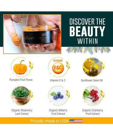 Arista Pumpkin Enzyme Mask - Exfoliating & Clarifying Treatment for Uneven Tone, Fine Lines, and Dullness - 4 fl. oz - Buy Online on SooperMarket.com
