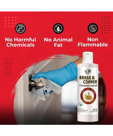 Brass & Copper Cleaning Gel - 300ml | Natural Safe Formula for Heavy Tarnish Removal - Buy Online on SooperMarket.com