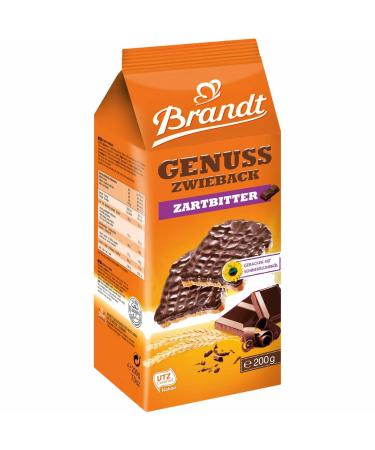Buy Brandt Genuss Zwieback Dark Chocolate 6-Pack (6x200g) - Delicious Snack for International Shipping - Buy Online on SooperMarket.com