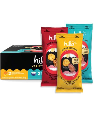 Shop Hilo Life Keto Snack Mix 6 Count Ã¢â¬â Low Carb Variety Pack: Super Cheesy  Really Ranchy  Piece-A-Pizza - Buy Online on SooperMarket.com