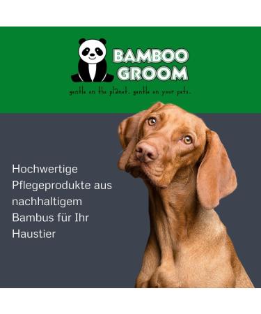 Bamboo Groom Flea Comb | 77 Rotating Pins for Cats & Dogs | Eco-Friendly Pet Grooming Tool for Effective Flea Removal - Buy Online on SooperMarket.com