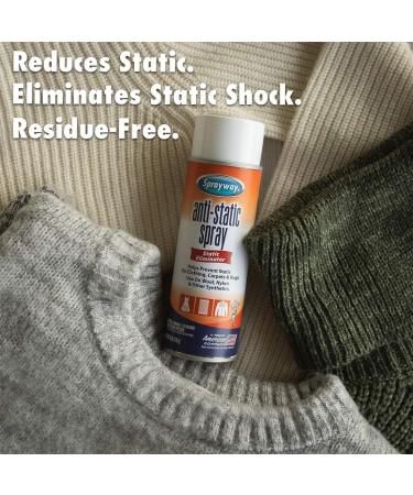 Sprayway SW956R Anti-Static Spray - Residue-Free Solution to Reduce Static Cling & Eliminate Static Shock - 6 Oz - Buy Online on SooperMarket.com